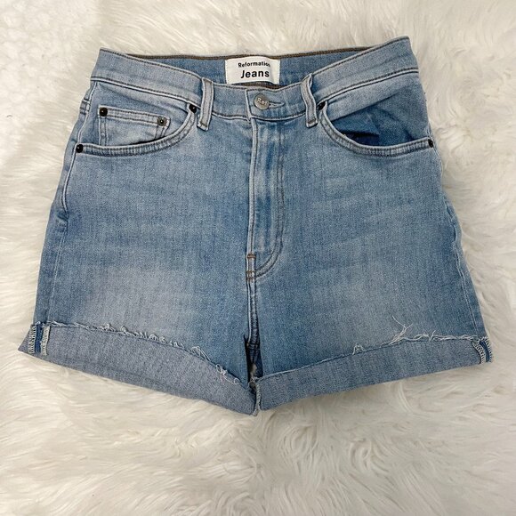 Reformation Jeans Cut Off Shorts - Picture 1 of 6